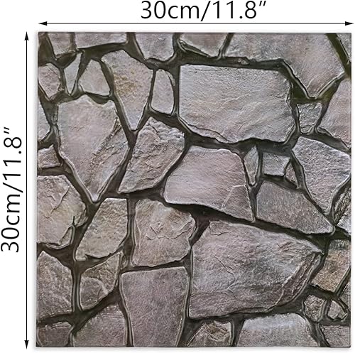 Miniatura 4 de Paneles de pared 3D, pared de ladrillo de 9.6 pies cuadrados autoadhesivos, papel tapiz extraíble, impermeable, espuma de PVC, pintable para