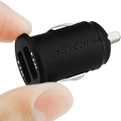 Amazon Co Jp Archeer Usbカーチャージャー シガーソケット 車載充電器 2ポート 超小型 5v 4 8a 24w 急速充電 Iphone 6s 6s Plus Iphone 6 6 Plus Iphone 7 Ipad Air 2 Mini 3 Galaxy S6 S6 Edge S7 他対応 車 バイク