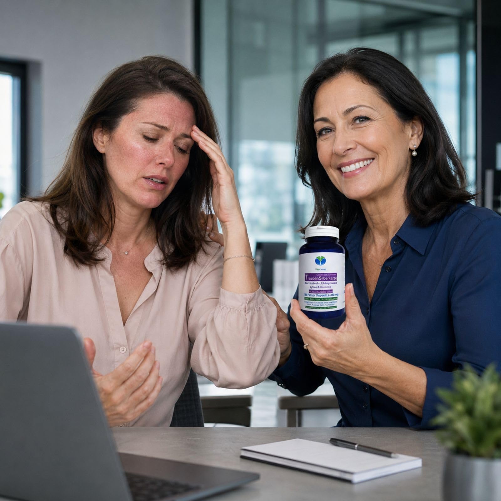 Traubensilberkerze 120 Kapseln Frauenpflanze für Lebensmitte, Wechseljahre, Menopause. Cimicifuga Black Cohosh. Hormonfrei. Kein Extrakt, nicht hochdosiert. NATUR pur. OHNE ZUSATZSTOFFE. 26850-120
