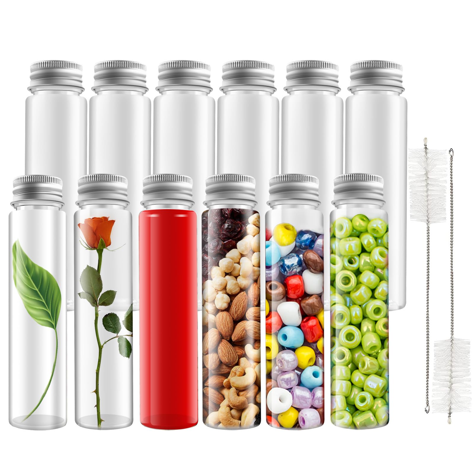 Pet fles 60 ml transparant schroefdop