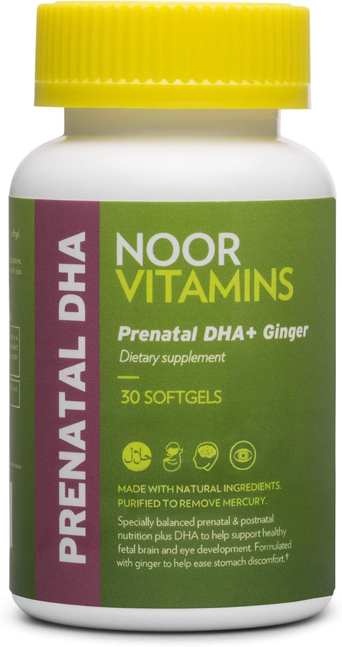 NoorVitamins Prenatal Vitamins with DHA Includes Essential