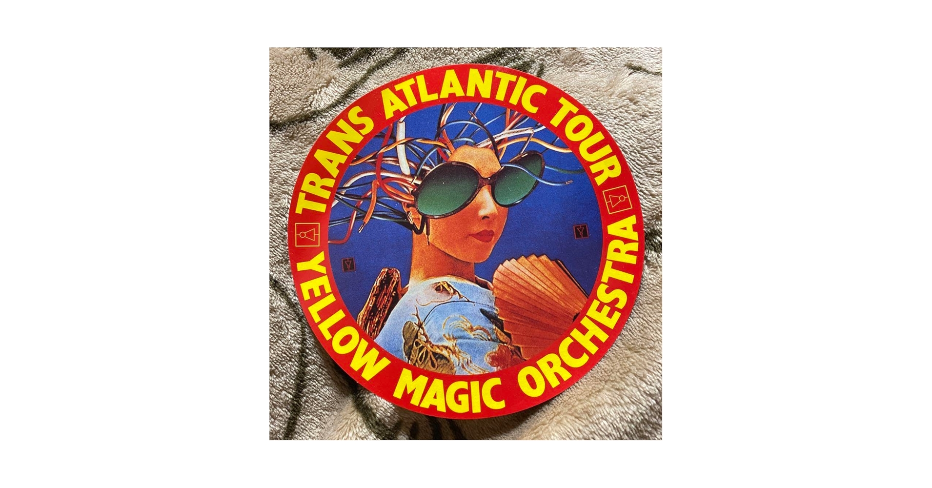 希少★ YMO 1979 TRANS ATLANTIC TOUR”ロゴステッカー 希少☆ YMO 1979 TRANS ATLANTIC TOUR”ロゴステッカー タレント