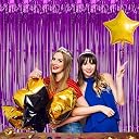 FI - FLICK IN Purple Foil Curtain for Party Decorations, Curtain Backdrop for Birthday Decoration, Anniversary, Bachelorette Party Celebration Theme (Pack of 3) gallery image