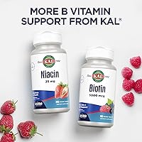 Vista 7 de KAL Vitamin B-6 B-12 Folic Acid DropIns, Liquid Vitamin B Supplement Drops, Heart Health, Energy, Red Blood Cell Support with Methyl B12 and Methyl