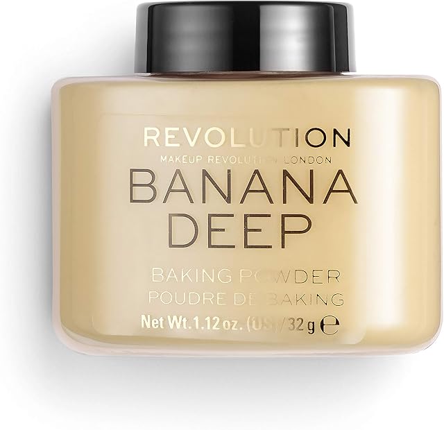 Makeup Revolution, Loose Baking Powder, Powder, Banana Deep, 32g