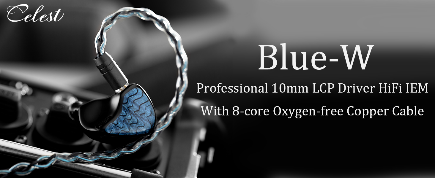 Amazon.com: QOA Celest Wyvern Black IEM Earbuds- 1 DD HiFi Wired