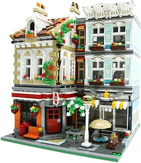 Beberlu Brick Square Building Blocks Kit, 3299 PCS House Building Bricks Toys Kit 3-Story Building European Street View for Adult Gifts Age 6+ Boys Girls Kids Home Decorations Collection