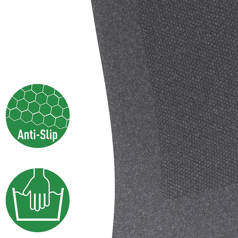 Leitz iComfi Beheizbare Sitzauflage mit Akku, Kabellose Heizauflage, 14 Stunden Akkulaufzeit, 3 Wärmestufen, Schnellaufheizung, Abschaltautomatik & abnehmbarem Bezug, Hellgrau, 130x40x8cm, 65940085