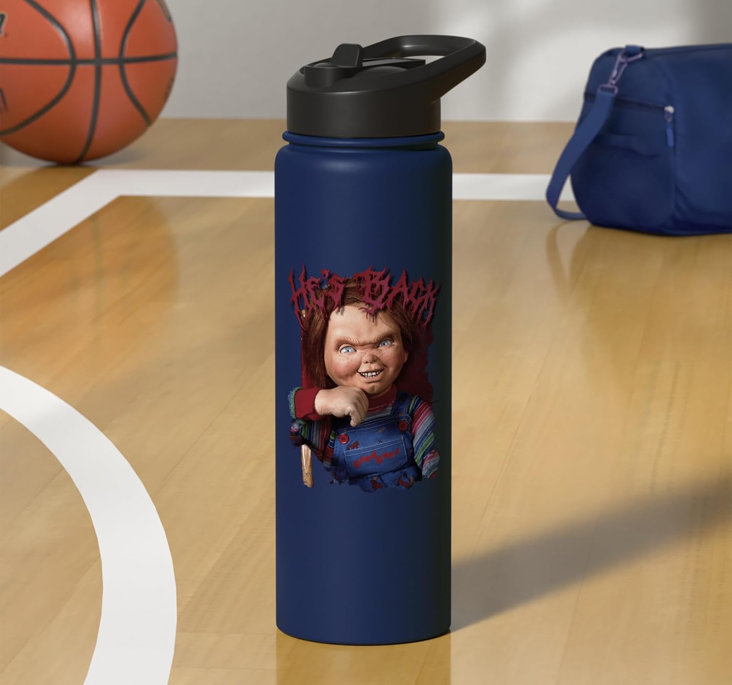 Chucky He’s Back Classic Good Guy Doll Stainless Steel Insulated Water Bottle