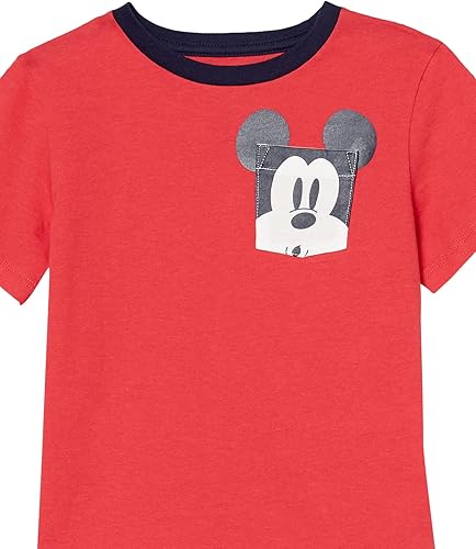 Vista 29 de Yaxa Essentials Disney Marvel Camisetas de manga corta para niños y niños pequeños de Star Wars (cebra previamente manchada), paquetes