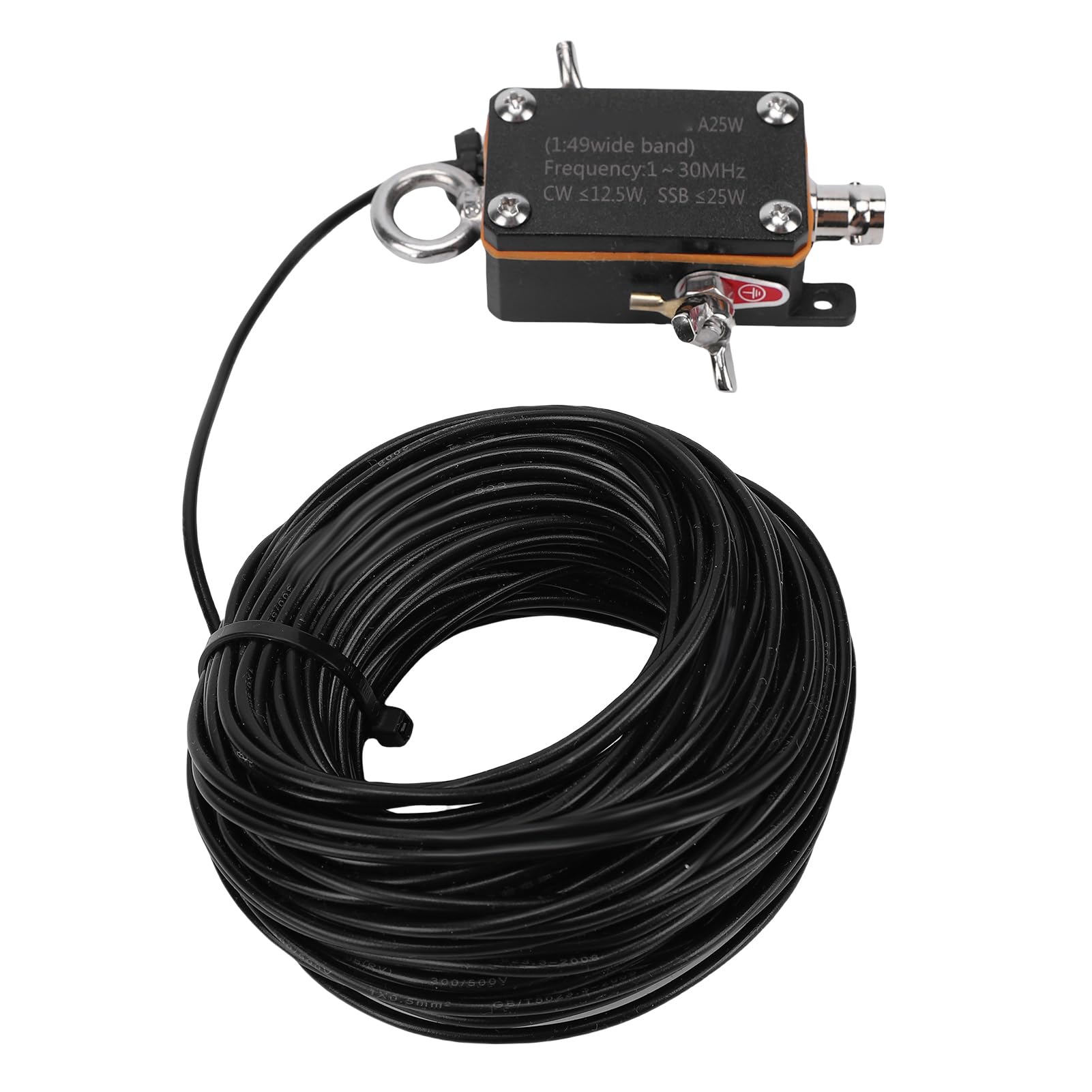 Generic Kompaktowe Anteny Radiowe z PVC HF, z Balunem 1–30 MHZ 1:49, łatwe w Instalacji do Użytku Przenośnego