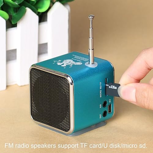 Miniatura 3 de Mini altavoz Bluetooth, reproductor de música inalámbrico Etigood portátil, radio FM, estéreo digital, reproductor MP3, compatible con tarjeta