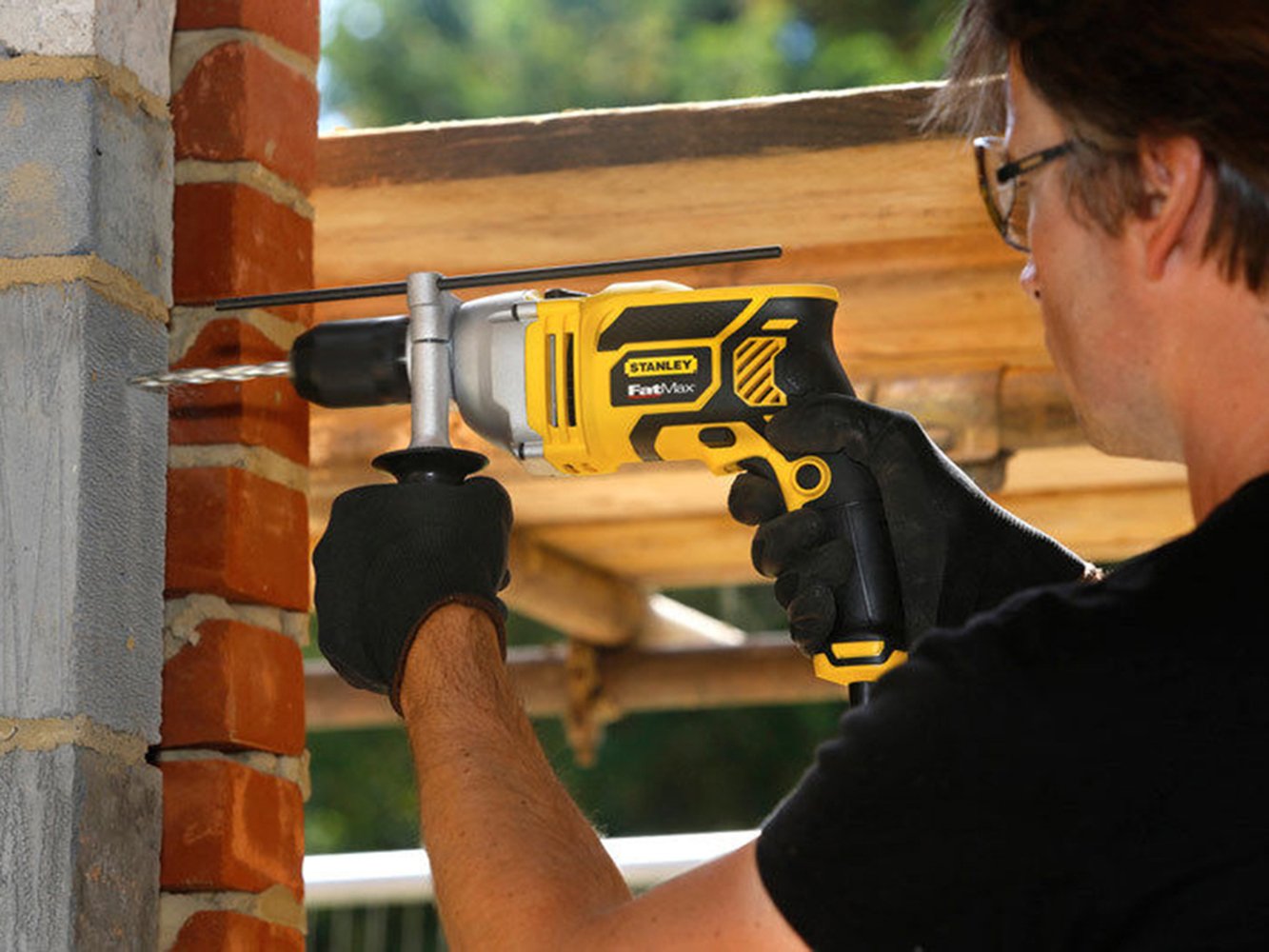 STANLEY FATMAX - Trapano Percussione Fme140k, 750w, Mandrino 1.5-13 Mm