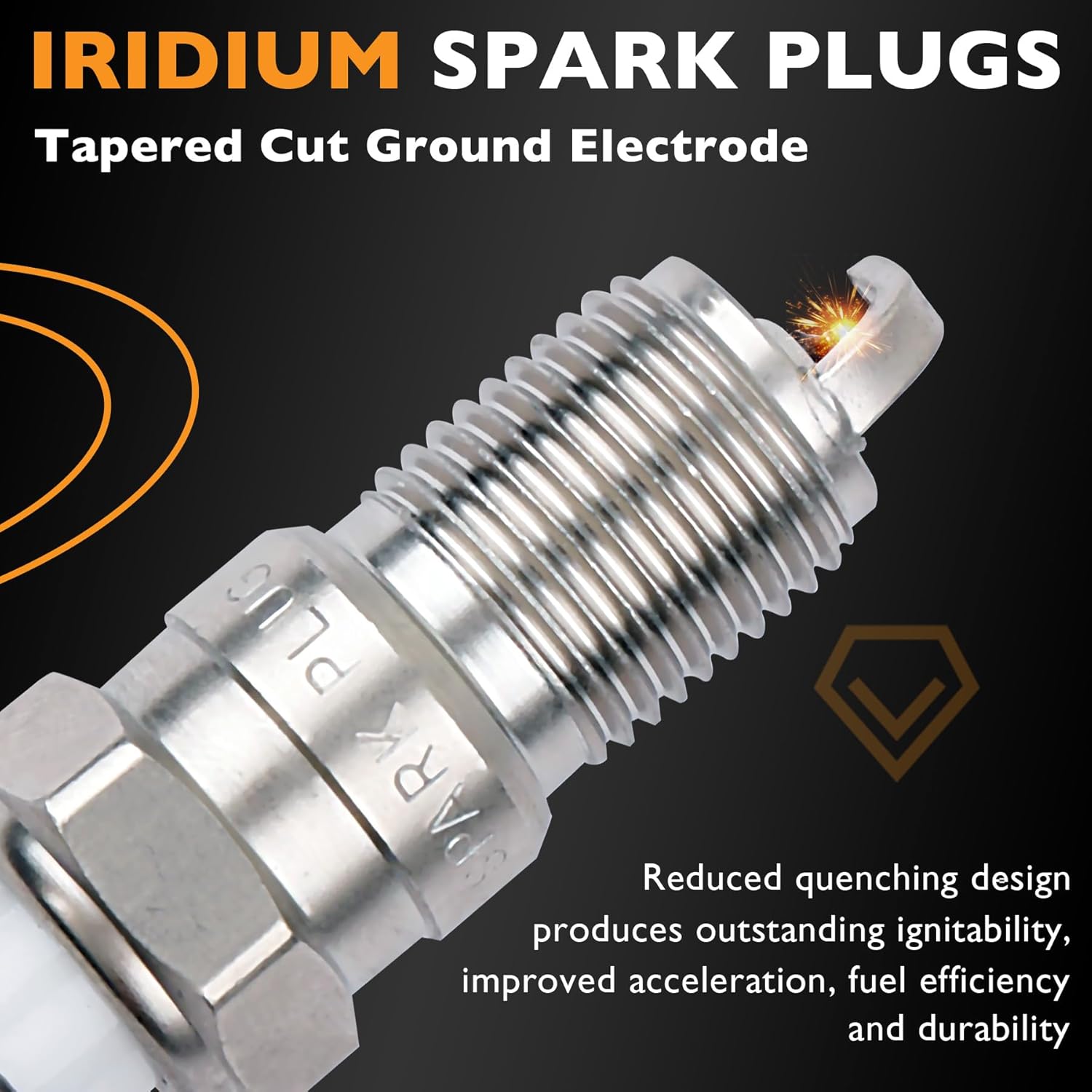 HQPASFY D555 Ignition Coils & Iridium Spark Plugs & Wires Compatible with Chevy Impala Monte Carlo Buick Allure LaCrosse Lucerne 3.8 V6 Replace# D555 GN10123