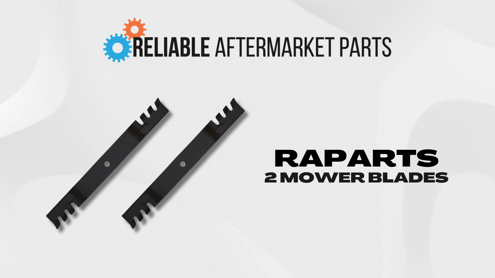 Amazon.com : RAParts (2) Toothed Mower Blades Fits Exmark Quest 42
