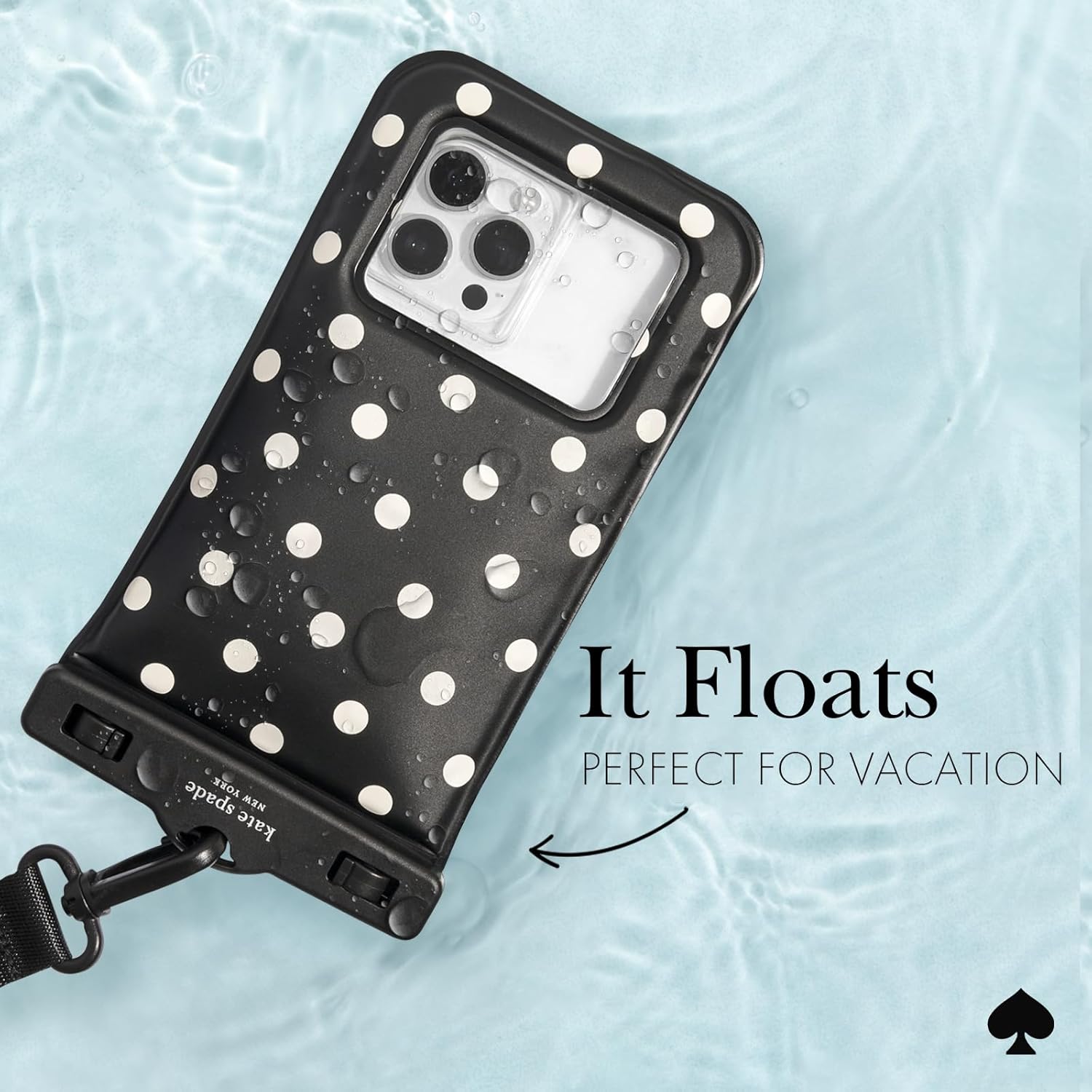 kate spade new york IP68 Floating Waterproof Phone Pouch - Picture Dot