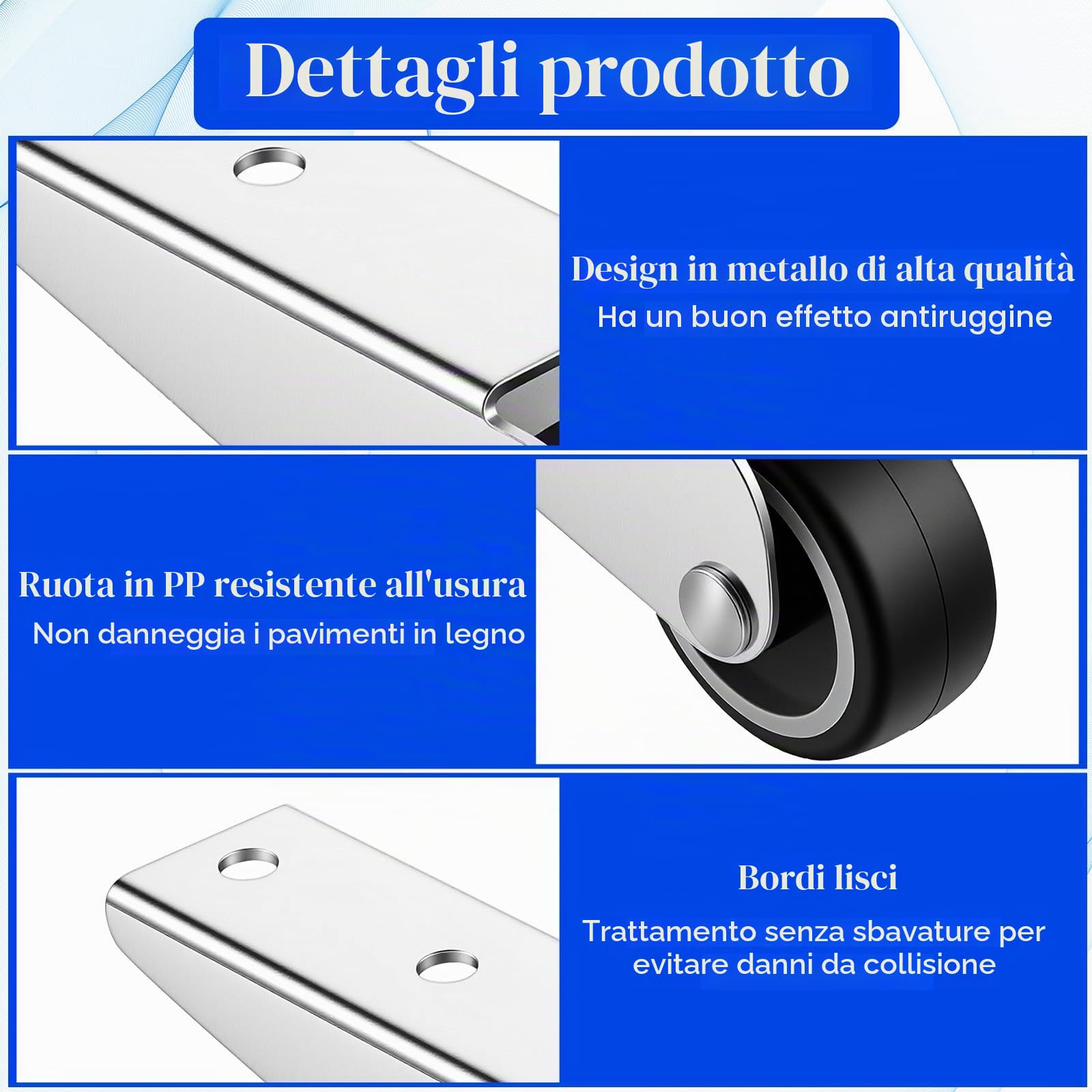 2 pezzi di rotelle in gomma, 40x68x17mm Ruote per cancelli in gomma di ricambio con supporto a L, rotella antiscivolo direzionale per porte, armadi, recinzione da giardino, cancelli, mobili