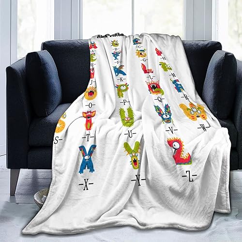 JIECHAOFANG Lindos juegos de terror de dibujos animados para niños, regalos para niños y niñas, manta de juegos de dibujos animados, manta para sala