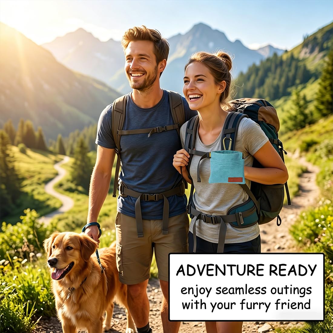 Porta Premietti per Cani,Mani Libere e Moschettone,Snack Porta Crocchette,Addestramento Cani Accessori,per Passeggiate,Agility e Sessioni di Allenamento