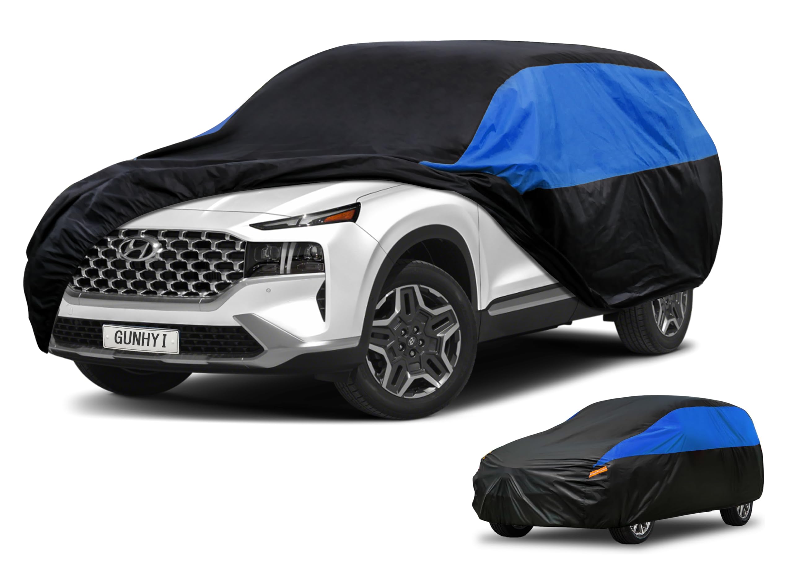 GUNHYI Hyundai Car Cover Custom Fit Hyundai Ioniq 5 Waterproof All Weather, Lightweight Full Exterior Cover for Automobiles Outdoor Sun UV Rain Dust Snow Wind Protection.