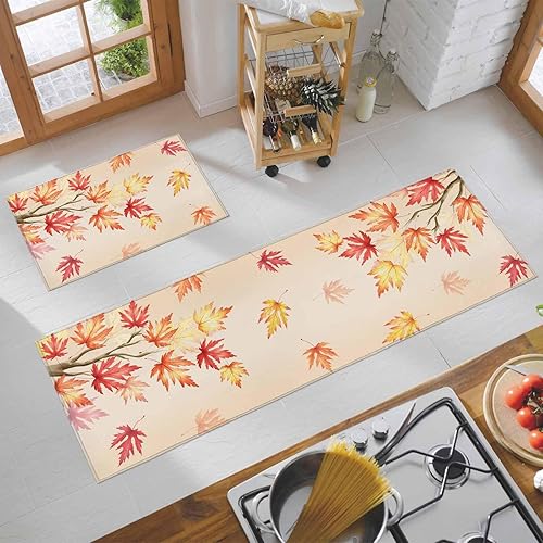 Miniatura 157 de Alfombras de cocina de Navidad absorbentes antideslizantes para piso, árbol de Navidad, muñeco de nieve y copo de nieve, alfombras y tapetes