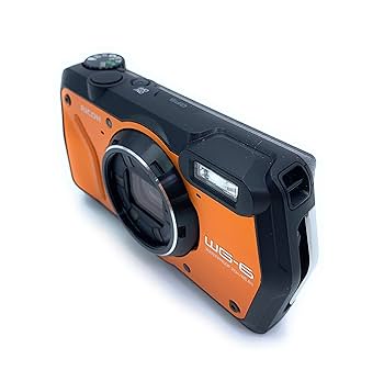 RICOH WG-6 オレンジ Amazon.co.jp: RICOH WG-6 オレンジ 本格防水カメラ 20メートル