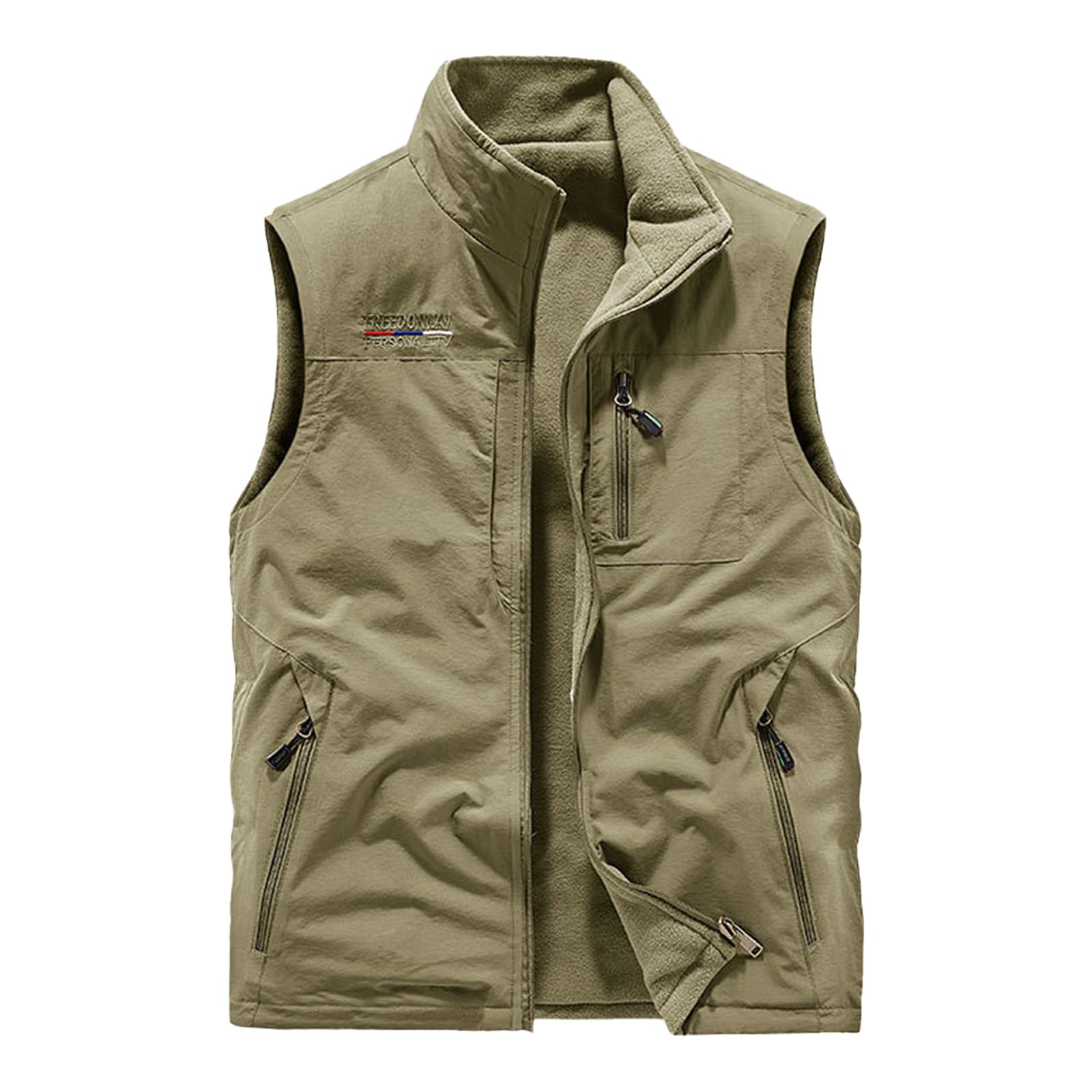 Chaleco táctico ligero para hombre, sin mangas, con múltiples bolsillos