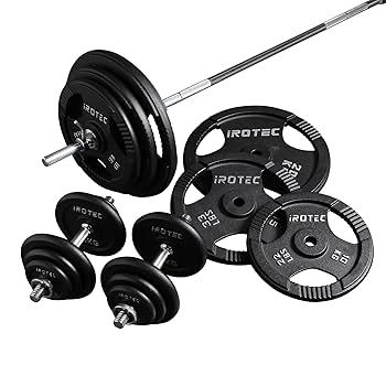 Amazon | IROTEC（アイロテック）バーベル ダンベル 140KGセット