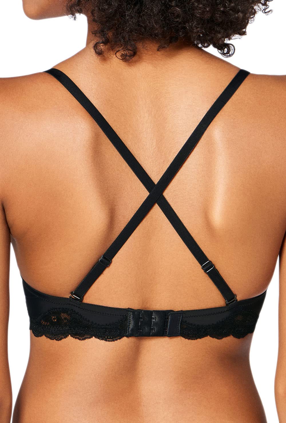 Triumph Mujer Lovely Micro Whum, Push-Up Bra, Black, 75A