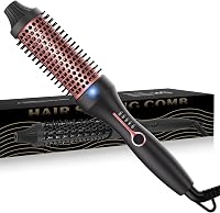 Atopskins Keratin Hőkefe 38mm - Ionos Hajformázó Kefe 120-210°C Hőmérséklet Szabályozással, Argánolaj és Turmalin Bevonattal, Dúsító Hajkefe 1