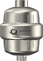Vista 9 de weAQUA Filtro de ducha resistente NO BS – 99% de eliminación para agua dura, cloro, fluoruro, metales pesados, micro-vida, orgánicos y más