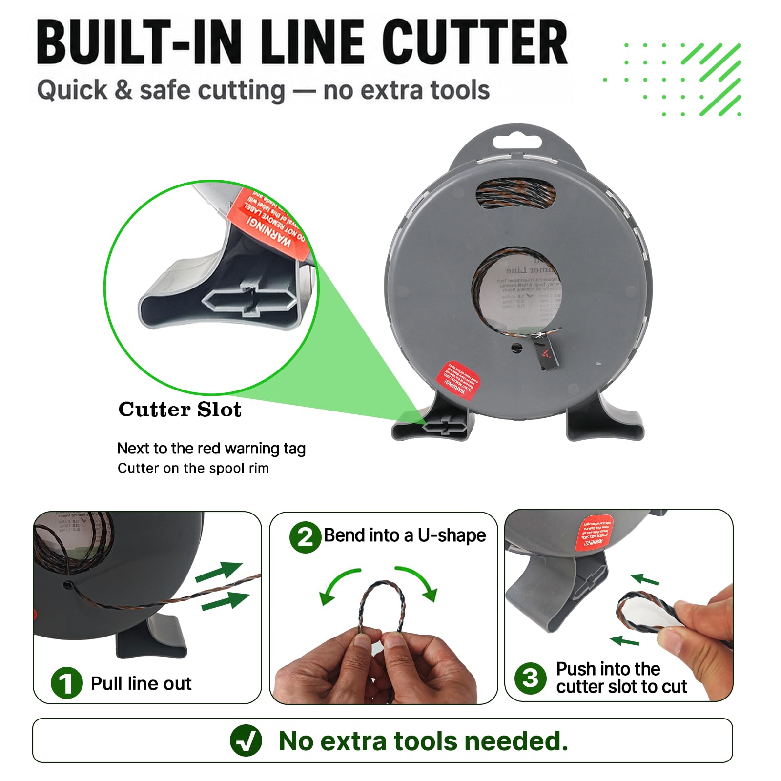 A ANLEOLIFE ZT3 Pro Heavy Duty Diamond - Rosquilla de hilo trenzado de 3 componentes de 2.65 mm por 86 metros, 3 componentes de triple extrusión de 2.65 mm por 86 metros