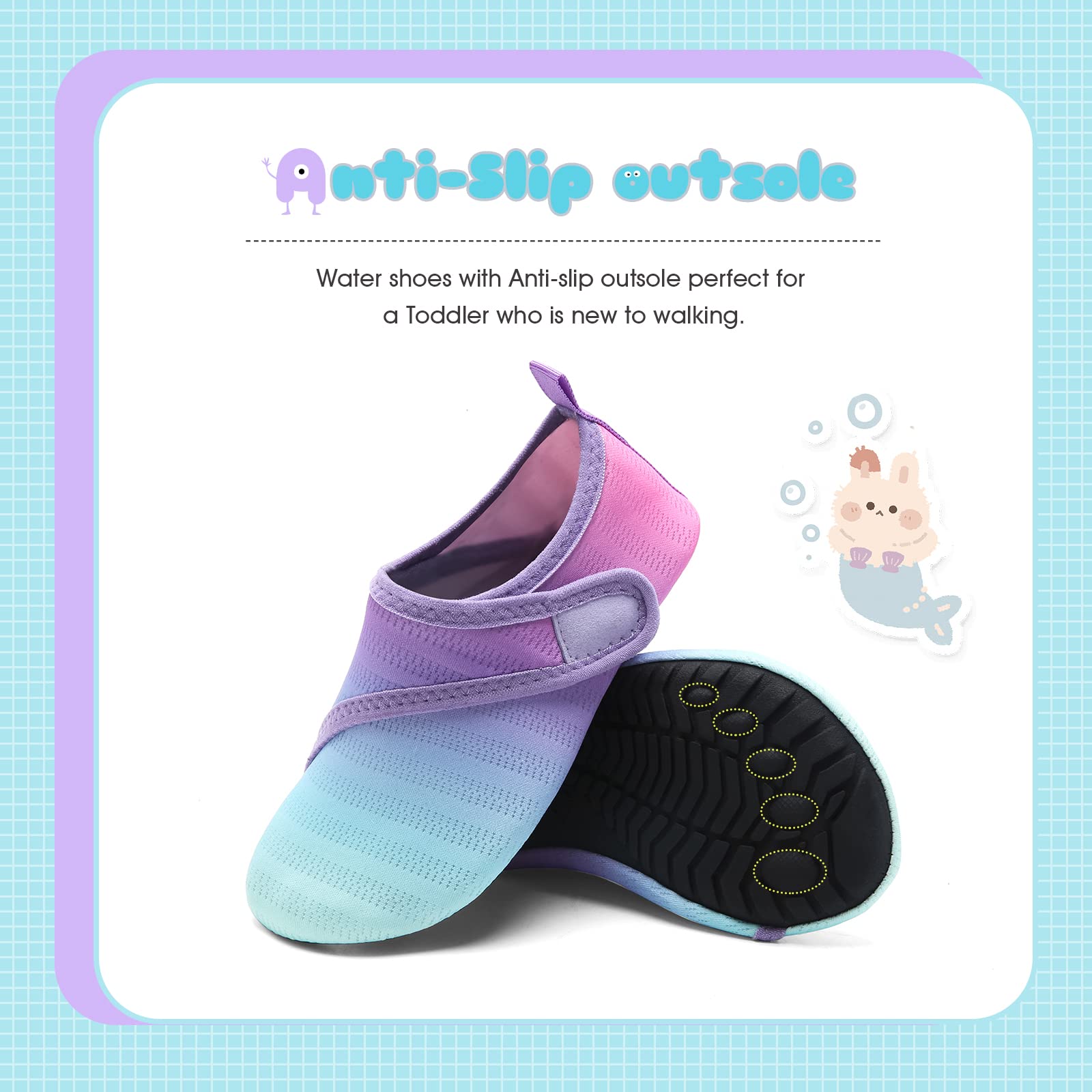 Buty wodne dzieci dziewczęta chłopcy szybkie suszenie antypoślizgowe wygodne buty sportowe wodne unisex dzieci