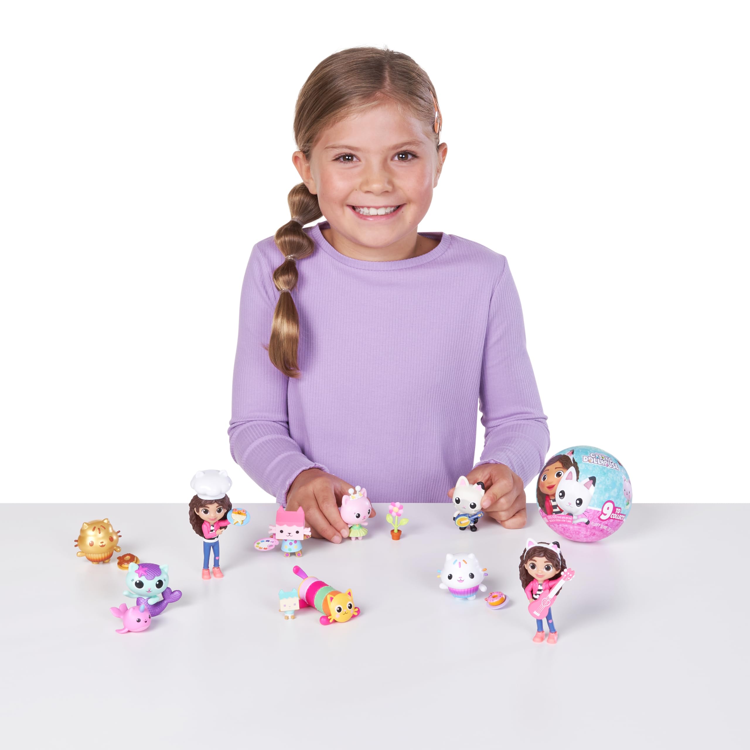 5 Surprise Gabby's Dollhouse di ZURU, personaggi giocattolo, oggetto da collezione, capsula misteriosa, giocattolo per bambine dai 3 anni in su, personaggi giocattolo di Gabby Girl (2 capsula)