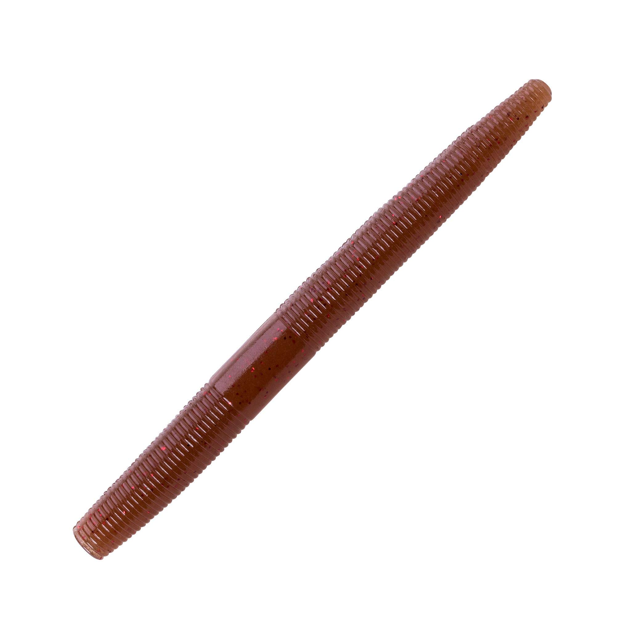 YUM YDG4180 Dinger Bait, Ox Blood Red Flake
