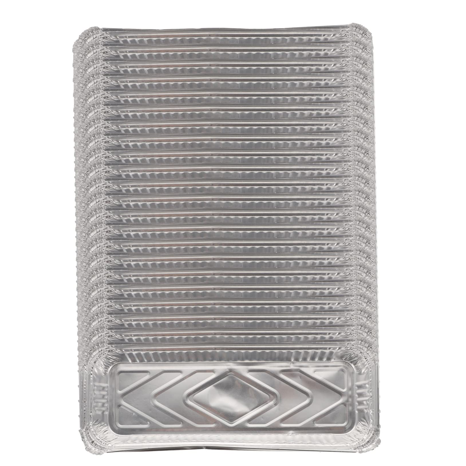 YARNOW 22pcs for Tin Ml Supplies Portable Cooking Fish Practical Toppers Barbecue Takeaway Drip Takeout Food Rectangular Containers Bbq Grill Silver Grate Pan Outdoor Disposable Aging