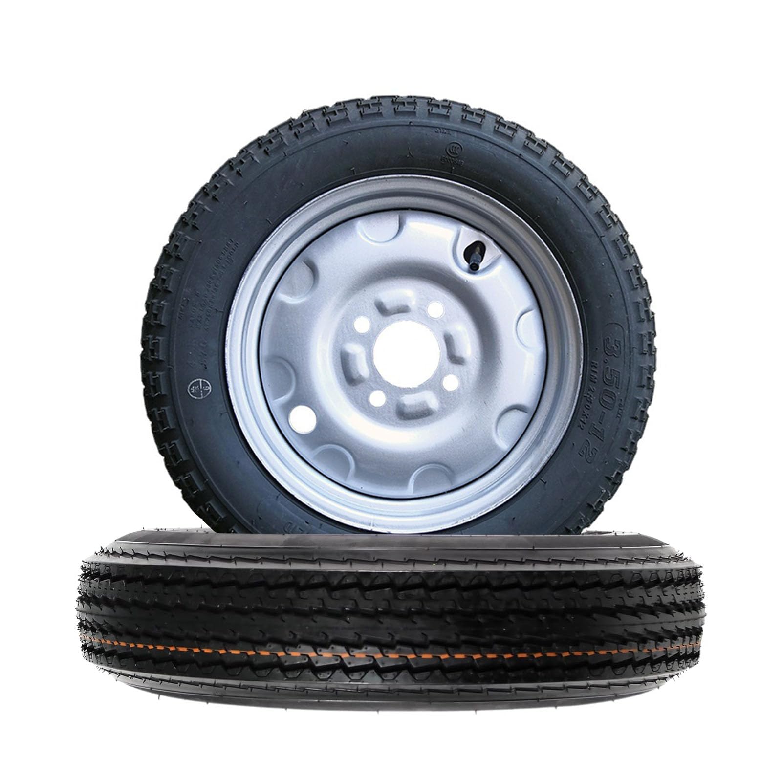 2 Pack 2 5.30-12 5.30x12 530-12 5.30-12 Trailer Tires with