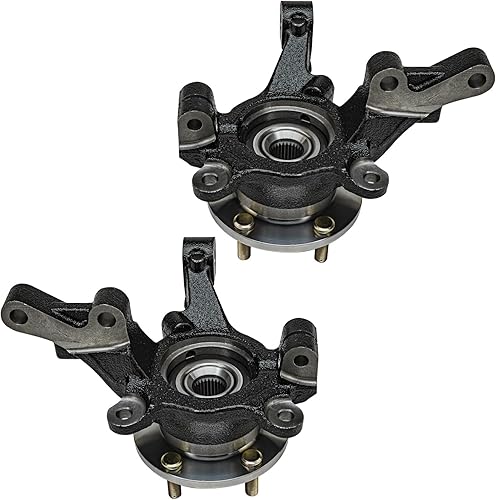 Miniatura 617 de Detroit Axle - Kit de suspensión delantera de 4 piezas para 4WD Ford F-150 F-250 Expedition Lincoln Navigator, 2 brazos de control superiores con