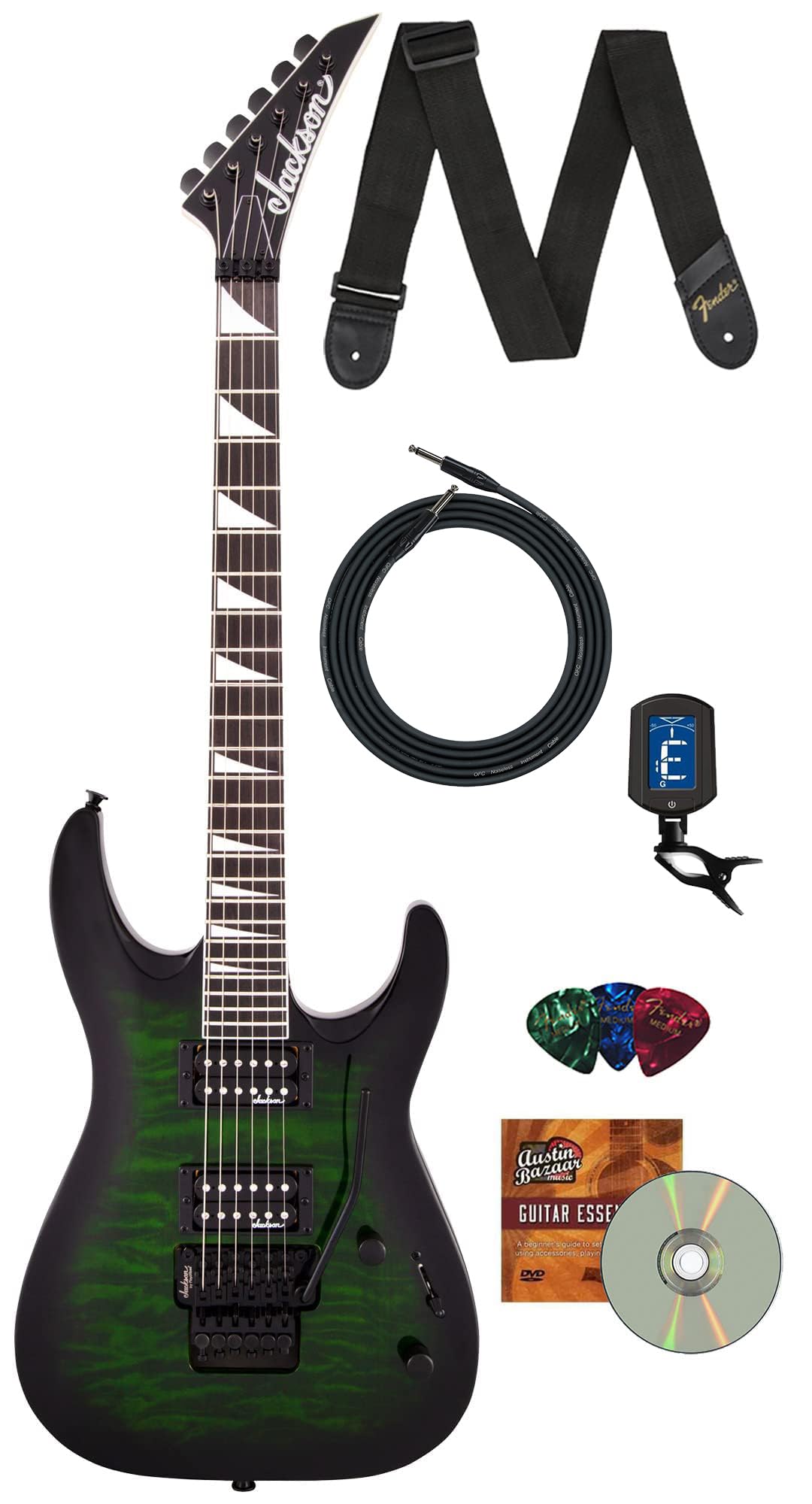 Amazon.com: Jackson Dinky Arch Top JS32Q DKA Electric Guitar