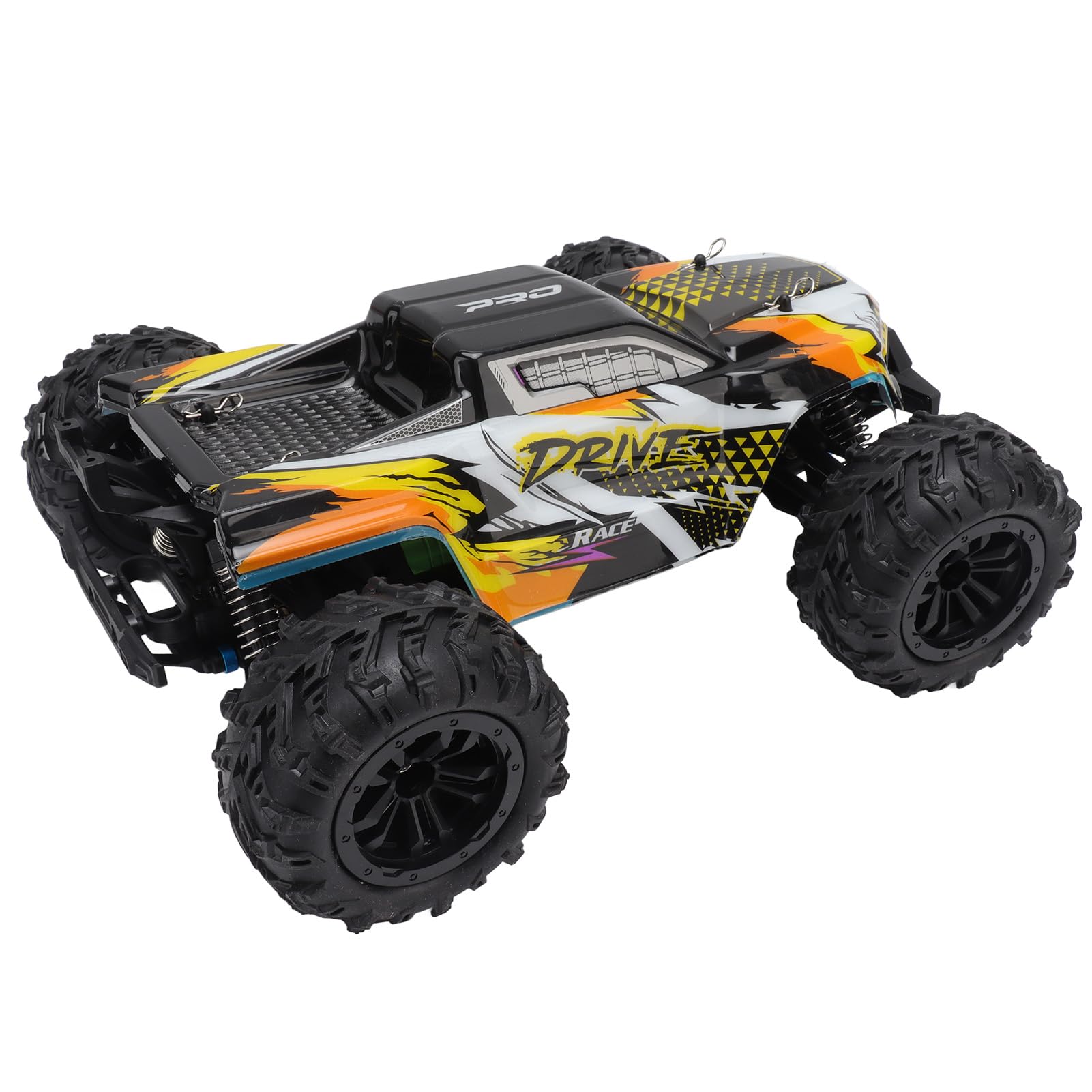 RC samochód terenowy, pilot zdalnego sterowania 35A ESC 2.4G bezstopniowa zmiana prędkości ze śrubami dla ponad 14 dla rozrywki (pomarańczowy)
