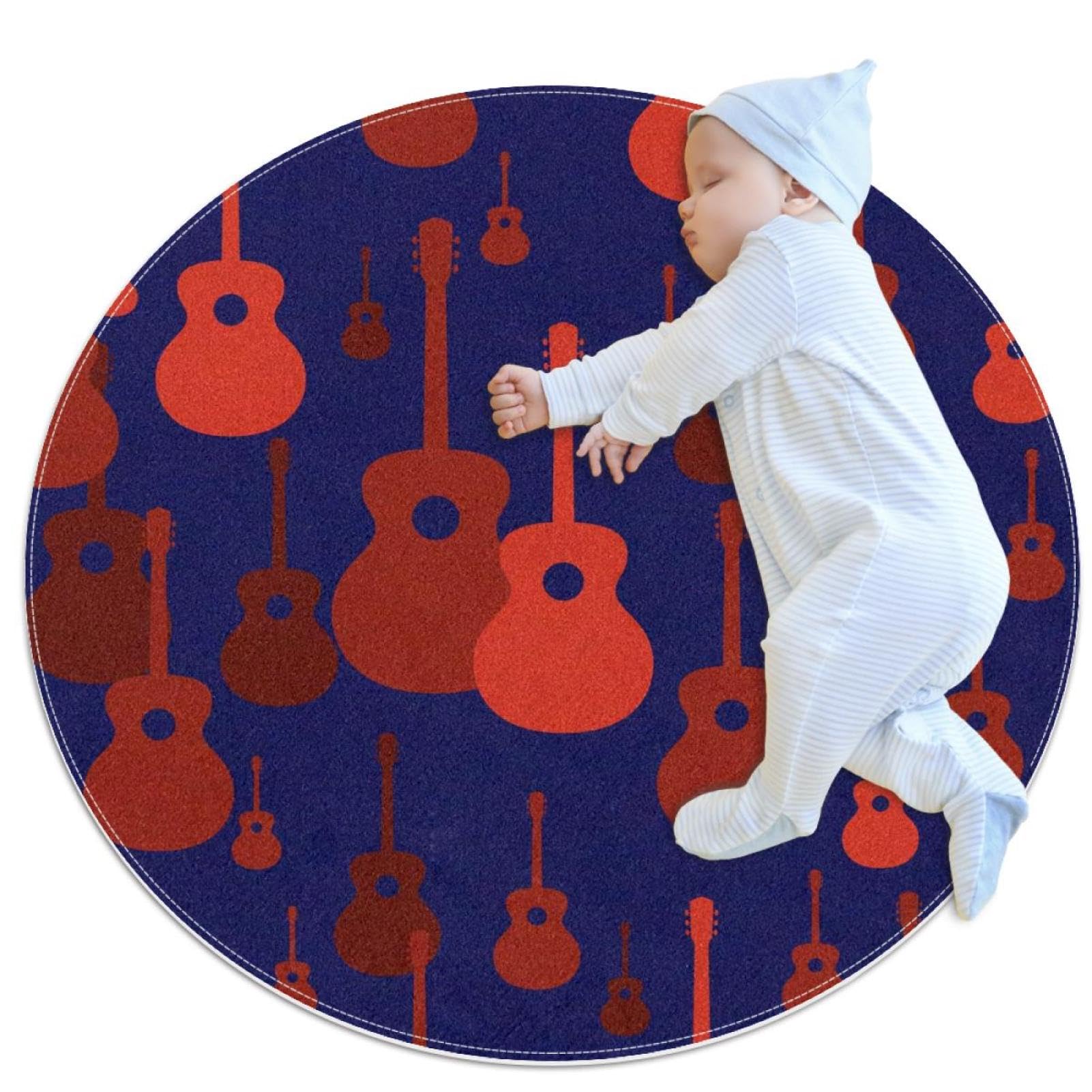 Tapis de salle de bain doux guitares et camomille pour une ambiance cocooning
