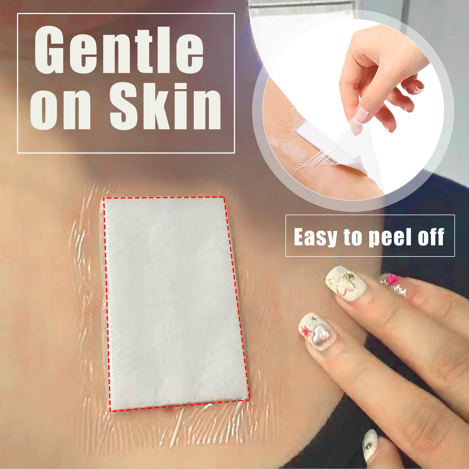 Lot de 10 patchs imperméables avec coussinets de gaze absorbants, pansements pour plaies, protection post-chirurgicale