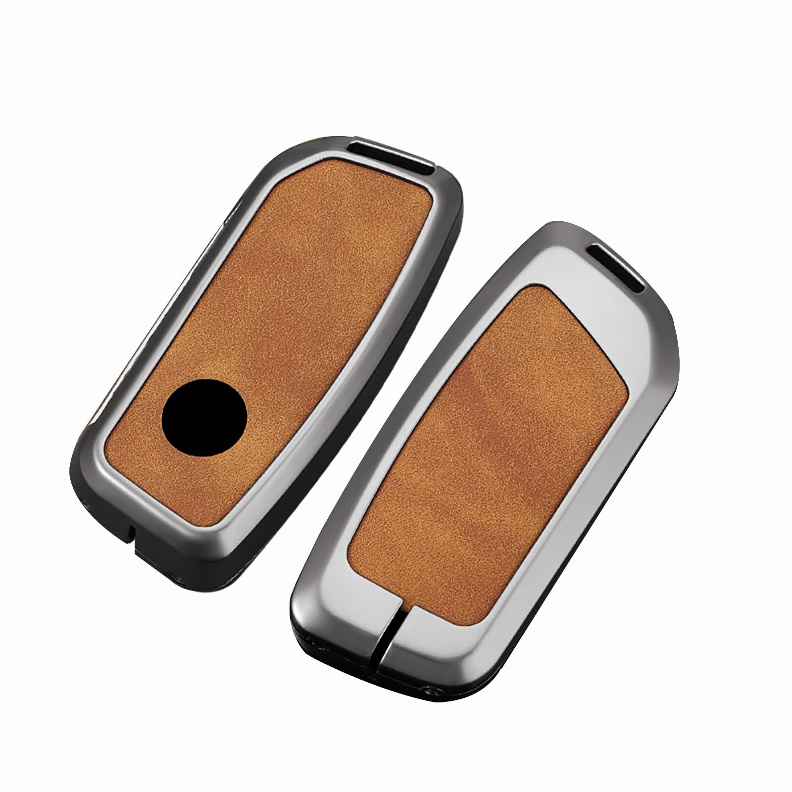 Étui Cuir Élégant Pour Clé BMW – Protection Luxe Pour X5 G05, X6 G06, X7 G07, Série 3/5/7/iX/i7/XM – Marron B