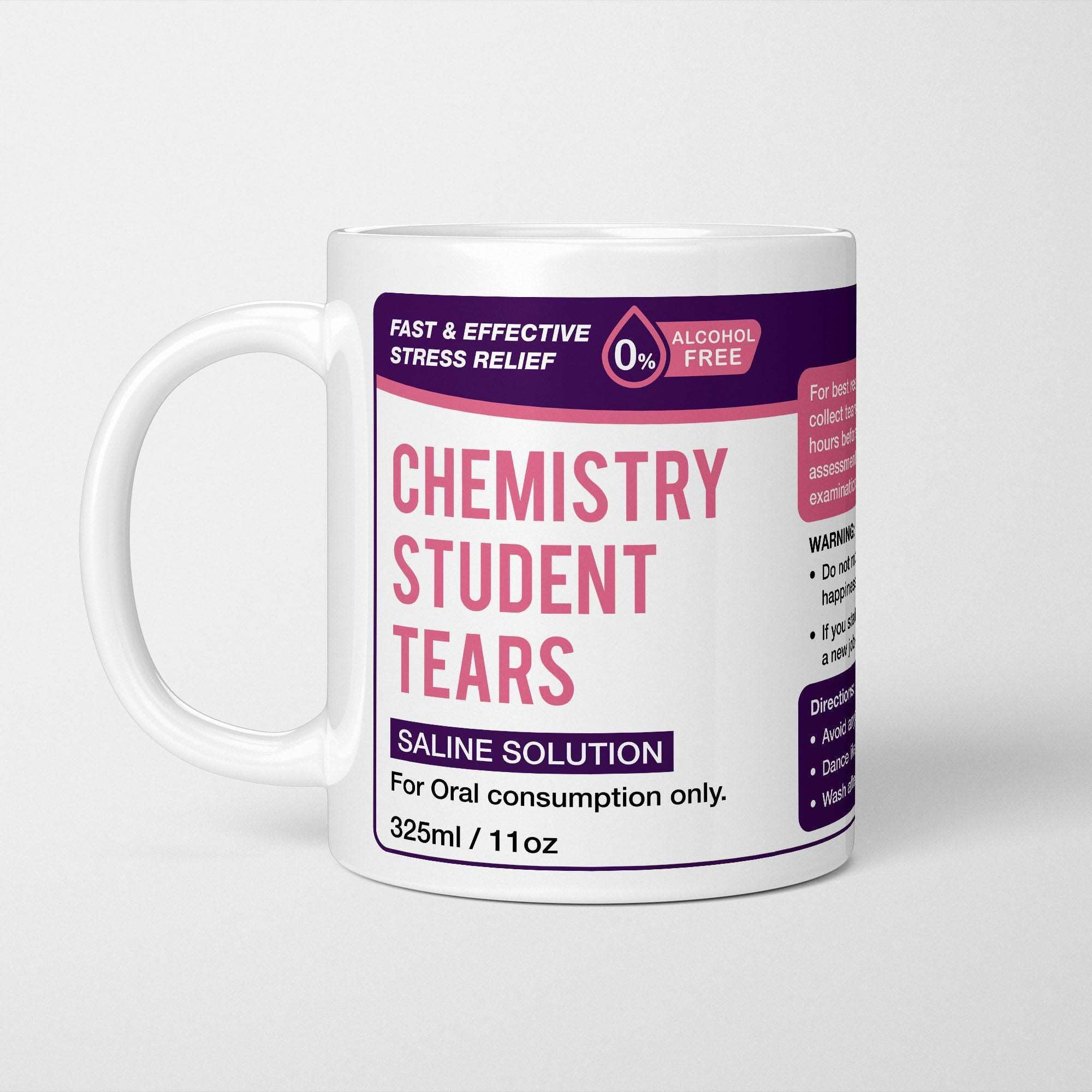 A Bit of Banter Chemistry Student Tears Mug, Funny Teacher Gift, School Leaver Cup