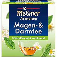 Me mer Stomach and intestinal tea antispasmodic and soothing medicinal tea with peppermint leaves anise bitter fennel chamomile flowers and caraway seeds 9 tea bags