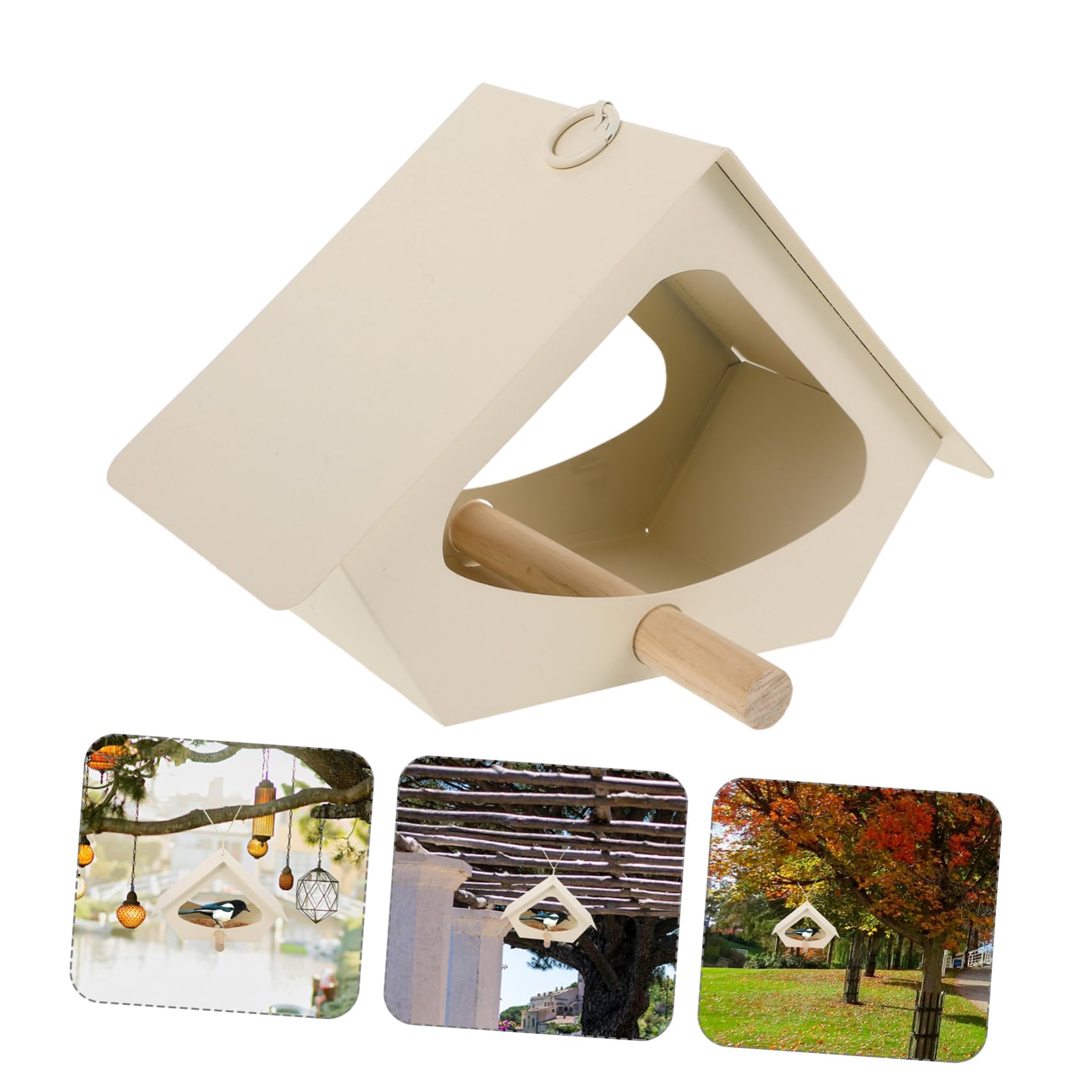 Comederos para Pájaros al Aire para Loros Comedero para Pájaros de Gran Capacidad Fácil de Colgar Y Limpiar Características