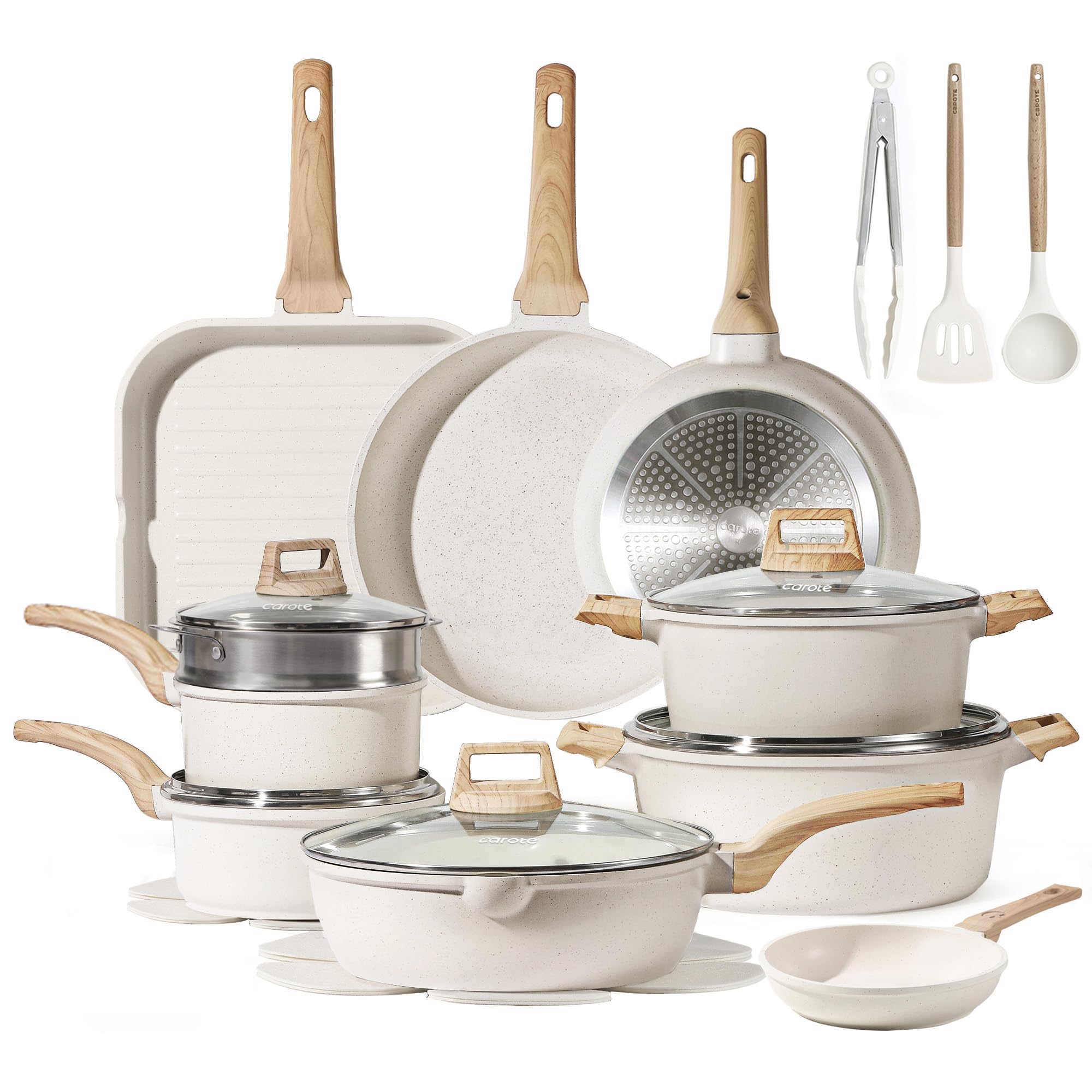 CAROTE 26-Piece Pots and Pans Set