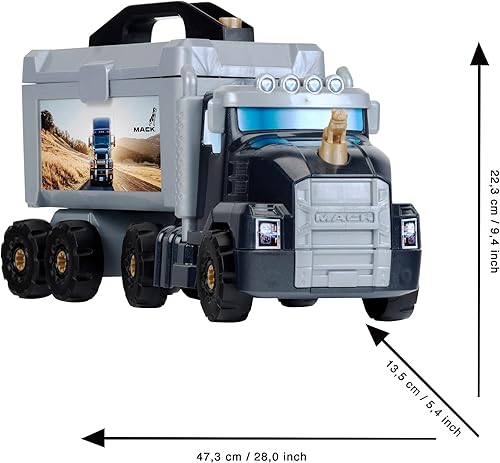 Miniatura 3 de Mack Juego de camión de herramientas 4 en 1 - Theo Klein, juego de construcción de 89 piezas, juguetes con herramientas, construye una carretilla