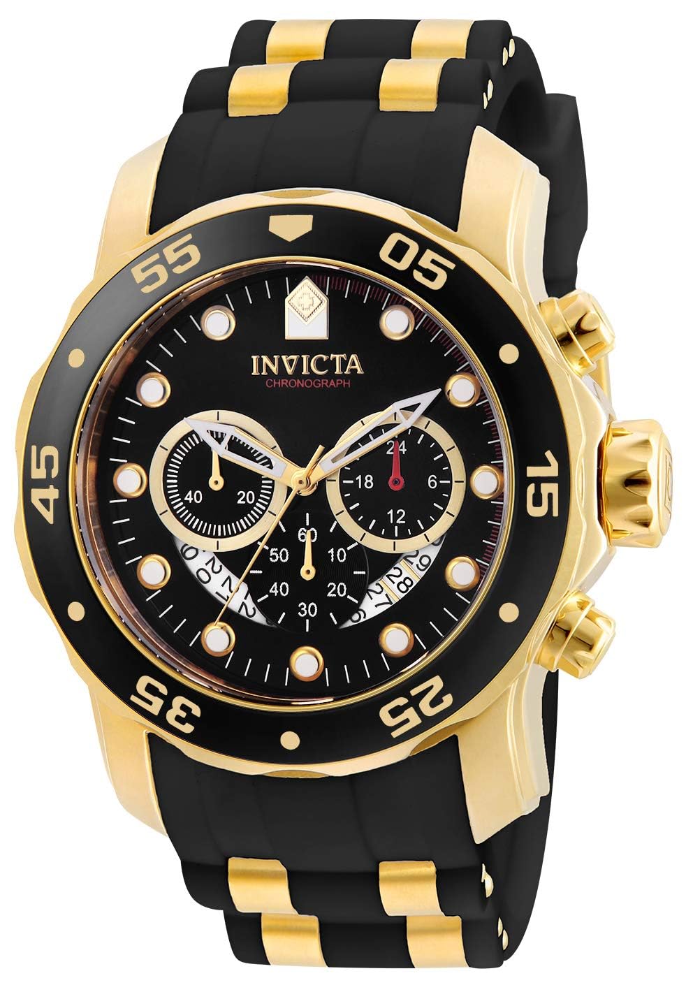 Relógio masculino Invicta 6981 Pro Diver Collection, cronógrafo, mostrador preto em promoção! Veja a oferta e mais achadinhos de Relógios de pulso 2 Hoje é o melhor dia para comprar Relógio masculino Invicta 6981 Pro Diver Collection, cronógrafo, mostrador preto com aquele preço maroto! Promoção! Aproveite a oferta! 2