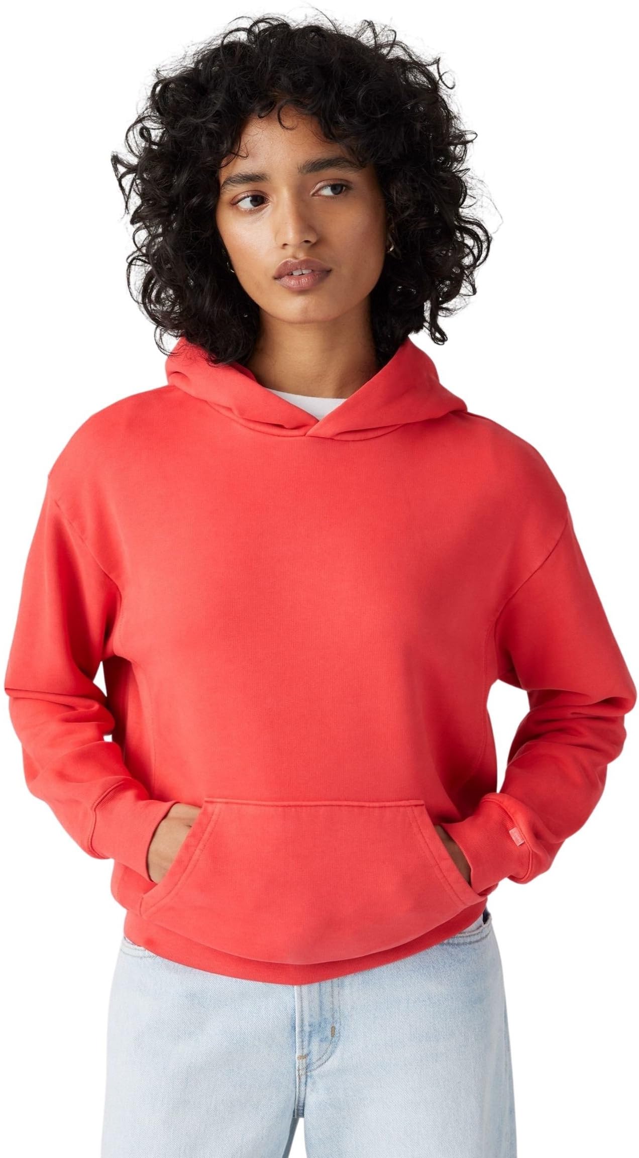 Levi's Mujer Sudadera Heritage con Bolsillo Canguro e inspiración Vintage